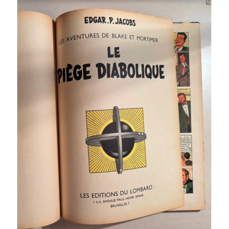 Blake & Mortimer T.08 / Le Piège Diabolique / C / EO / 1962