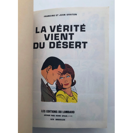 J. Graton / Les Labourdet T.03 / La Vérité vient du Désert / B / EO / 1970