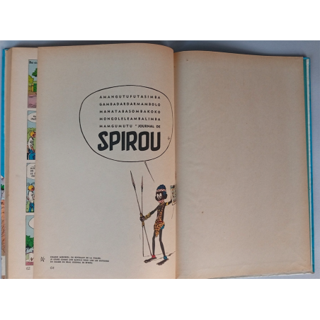 Franquin / Spirou et Fantasio T.06 / La Corne de Rhinocéros / C / EO / 1955