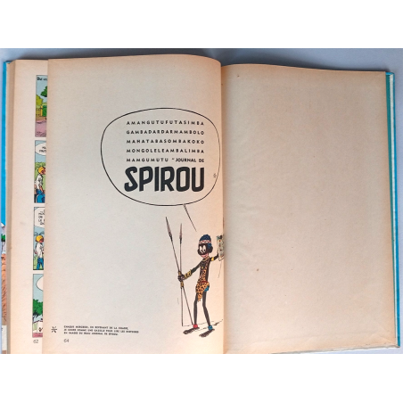 Spirou et Fantasio T.06 / La Corne de Rhinocéros / Franquin / EO / 1955