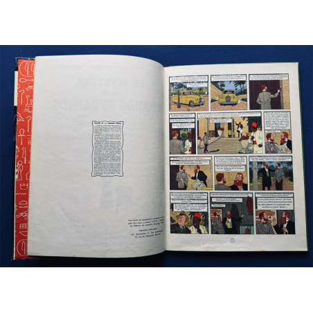 Blake & Mortimer T.04 / Le Mystère de la Grande Pyramide T.02 / C / EO / 1955