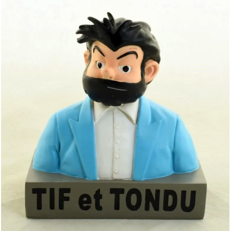Lot de 3 bustes en résine Tif et Tondu (2014)