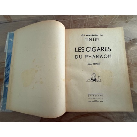 Tintin, de sigaren van de farao. A18 van 1942