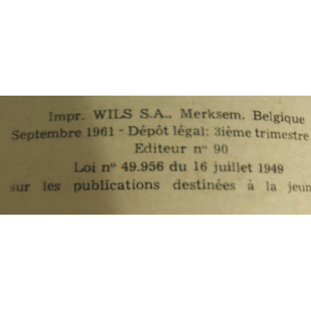 Michel Vaillant T.03 / Le Circuit de la peur / EO / 1961