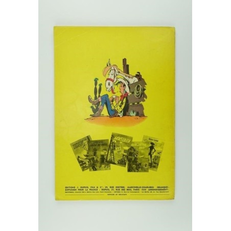 Lucky Luke T.09 / Des rails sur la prairie / Eo BE 1957 / Dupuis