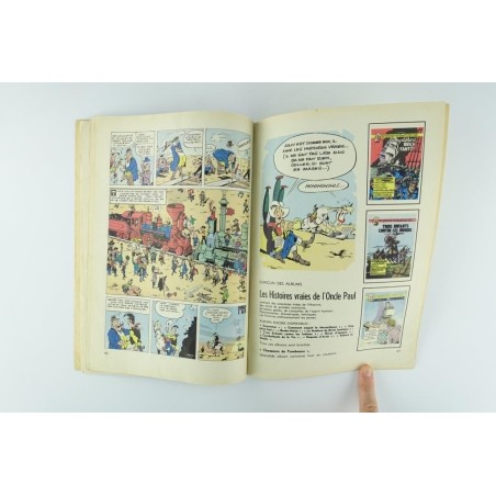 Lucky Luke T.09 / Des rails sur la prairie / Eo BE 1957 / Dupuis