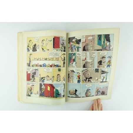 Lucky Luke T.09 / Des rails sur la prairie / Eo BE 1957 / Dupuis