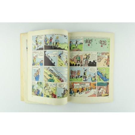 Lucky Luke T.09 / Des rails sur la prairie / Eo BE 1957 / Dupuis