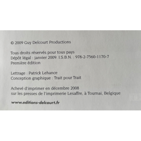 La Confrérie du Crabe T.02 / Dédicace couleur Andreae / EO / 2009