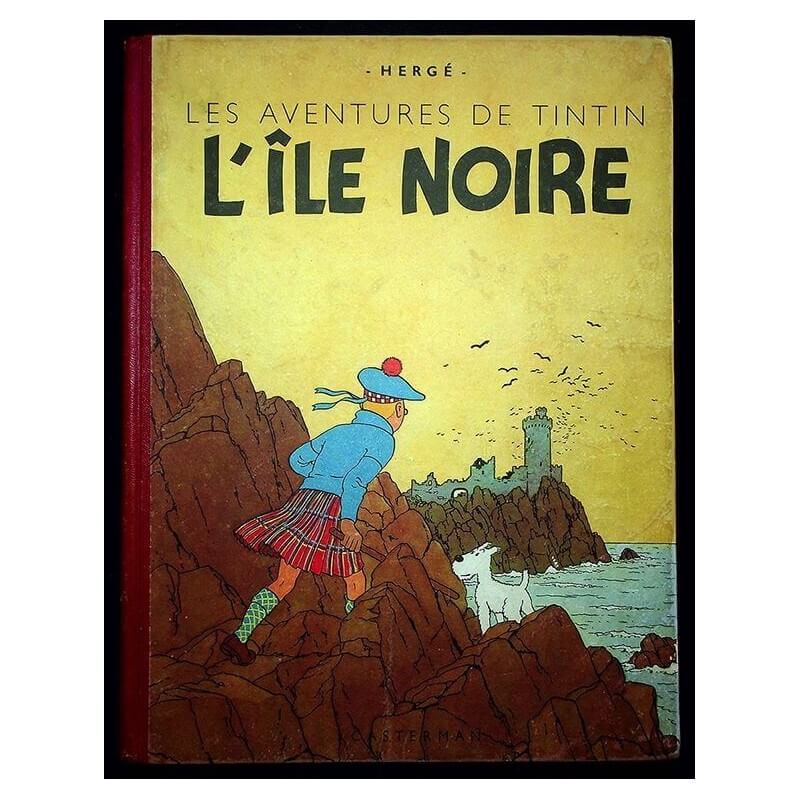 Tintin L'île noire A20 EO Couleur 1943