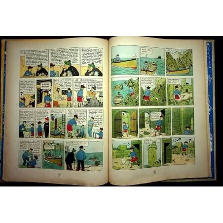 Tintin L'île noire A20 EO Couleur 1943