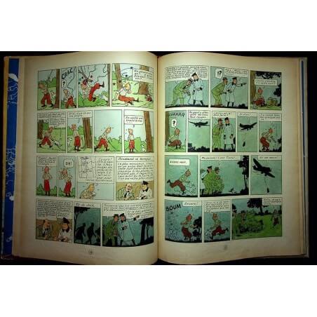 Tintin L'île noire A20 EO Couleur 1943