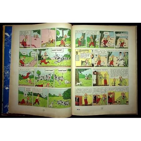 Tintin L'île noire A20 EO Couleur 1943