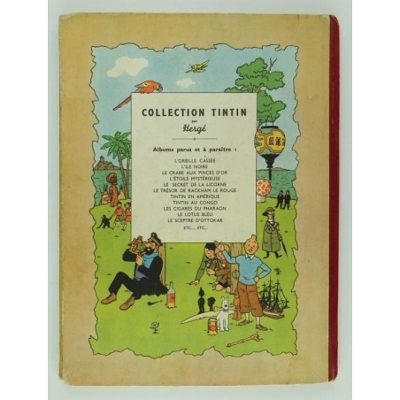 Tintin / Le secret de la Licorne / Hergé / 1947 / B1