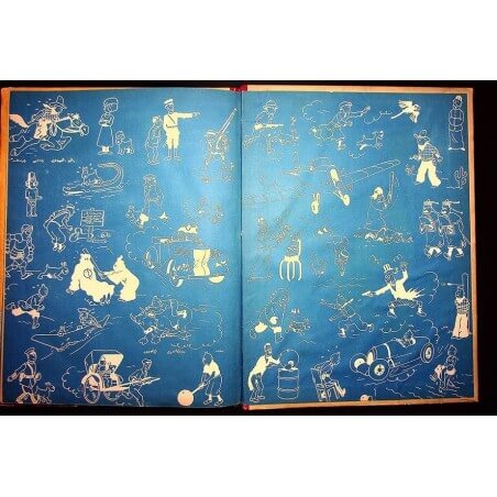 Tintin L'île noire A20 EO Couleur 1943