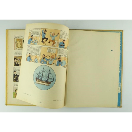 Tintin / Le secret de la Licorne / Hergé / 1947 / B1