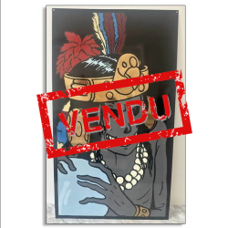 Tintin - "Rascar Capac" - Enamelled plate - Belgian Emaillerie - 1985