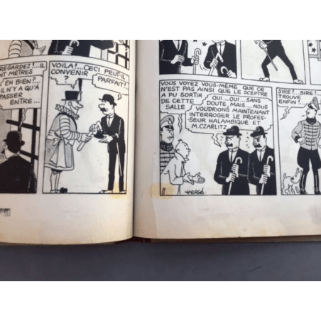 Tintin the scepter of Ottokar