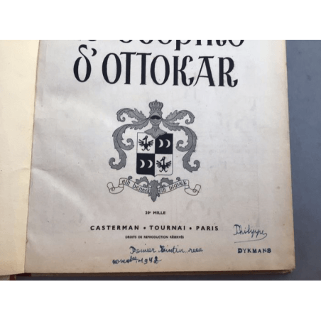 Tintin the scepter of Ottokar