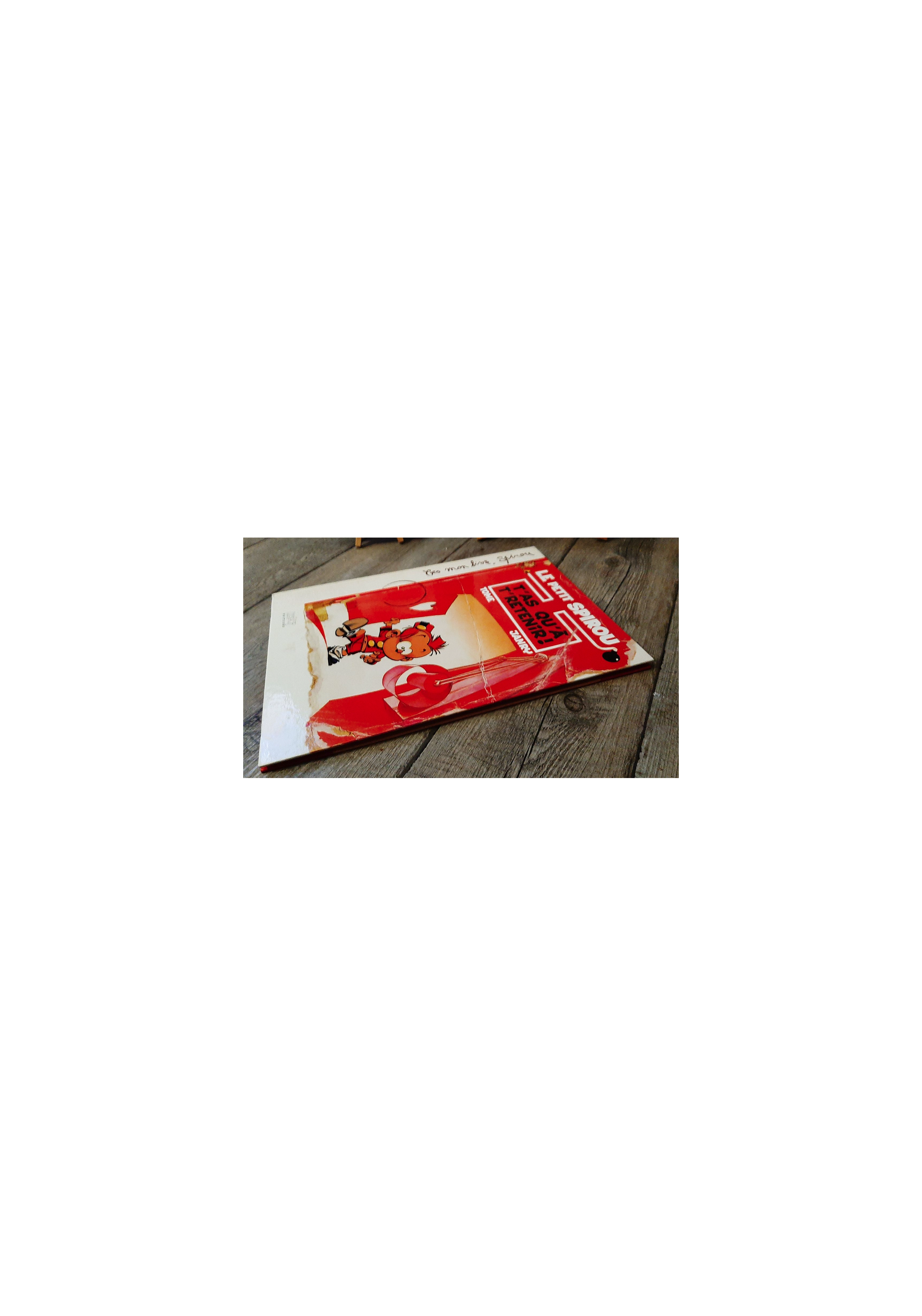 Le Petit Spirou T.08 / T'as qu'à t'retenir + ex-libris + calque / C / TT / 1999