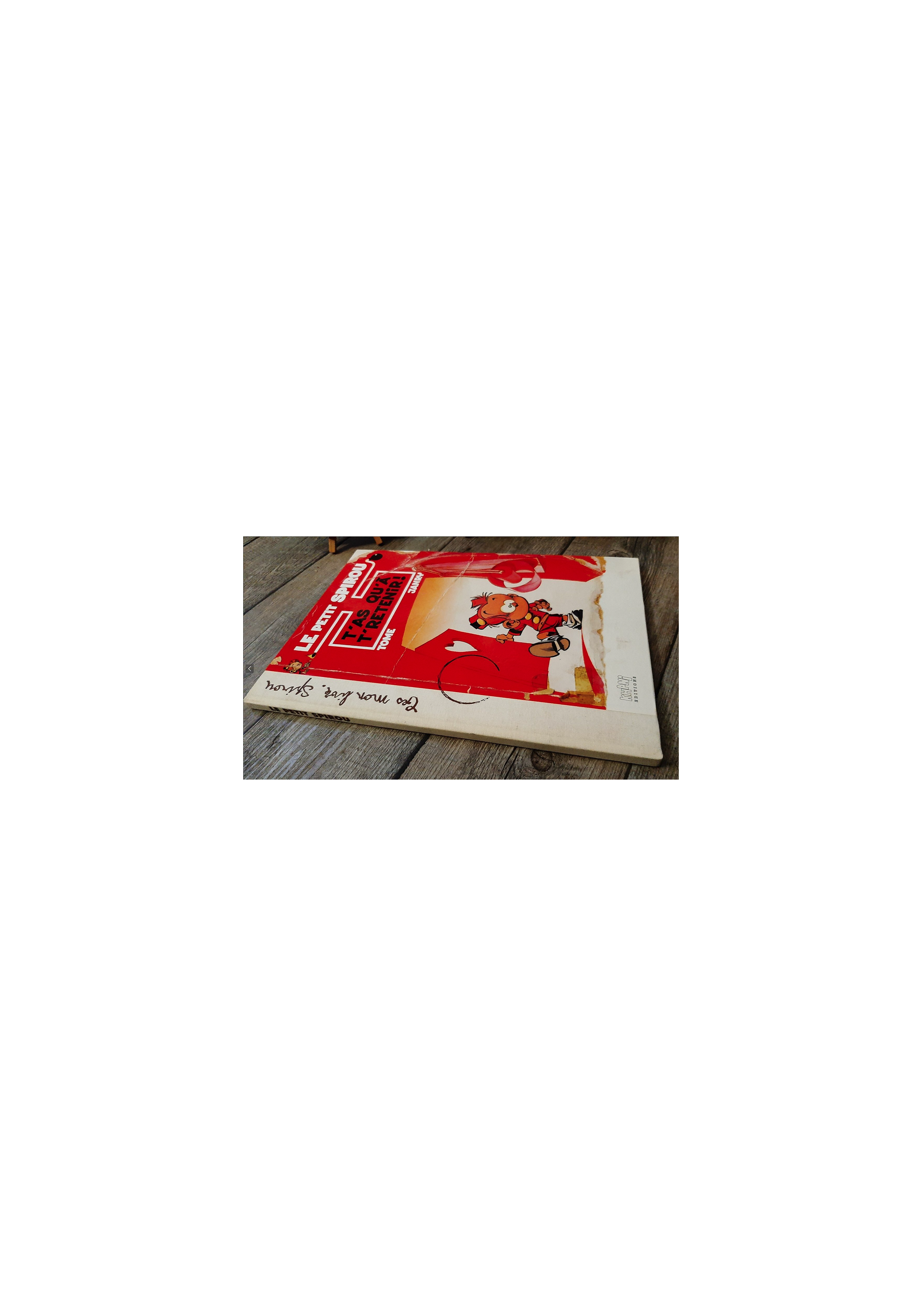 Le Petit Spirou T.08 / T'as qu'à t'retenir + ex-libris + calque / C / TT / 1999