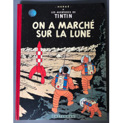 Tintin T.17 / On a marché sur la lune / Hergé / B11 / C / EO belge / 1948