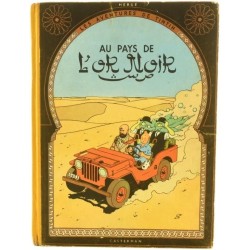 Tintin T.13 / Au pays de l'or noir / Hergé / EO / B4 / 1950