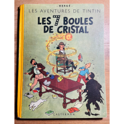Tintin T.11 / Les 7 boules de cristal / Hergé / B2 / EO / 1948