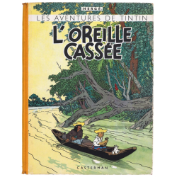 Tintin T.05 / L'oreille cassée / Hergé / 1944 / A23 Dos jaune