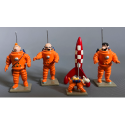 Tintin / Hergé / Mini série / 2ème série /1999 / 2000 Exemplaires / On a Marché sur la lune