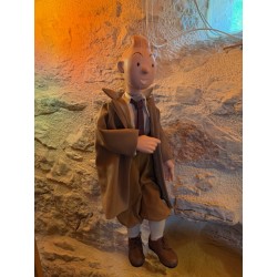Marionnette Tintin + Marionnette Milou / 1989 / Leblon-Delienne