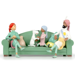 Tintin / Hergé / Scène du divan / Tintinimaginatio / 2024