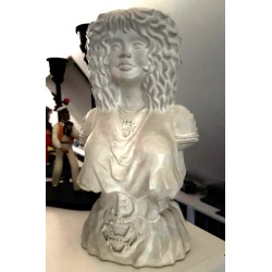 Buste Aria /  Weyland sculpteur Terrier / 1988