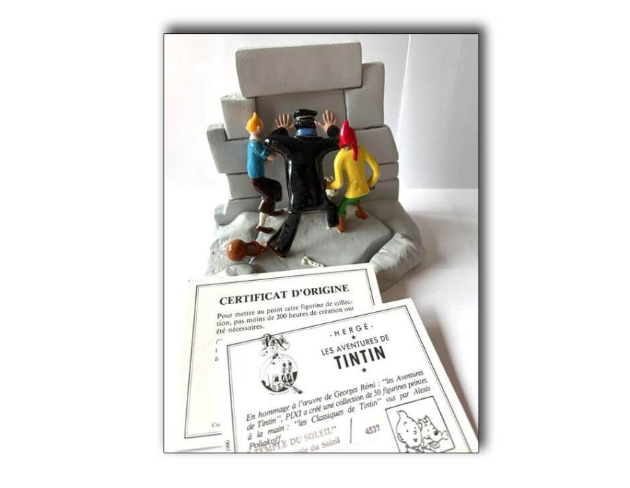 Tintin Le temple du Soleil - La porte du Temple - PIXI