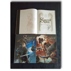 Serpent Dieu T1 à T3 + dédicace - 3x C + jaquette - EO - (2019)