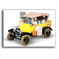Tintin - Statuette Moulinsart 44502 - Ford T jaune 1/12 - Tintin au Congo - (2020)
