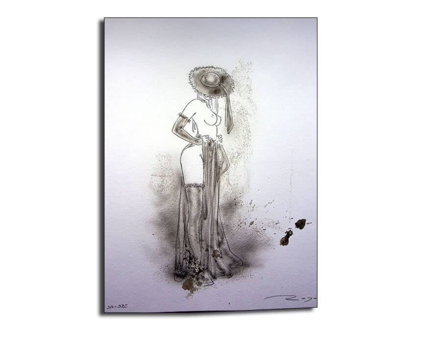 Luis Royo - édition limitée Subversive Beauty HC + dessin original avec certificat d’authenticité