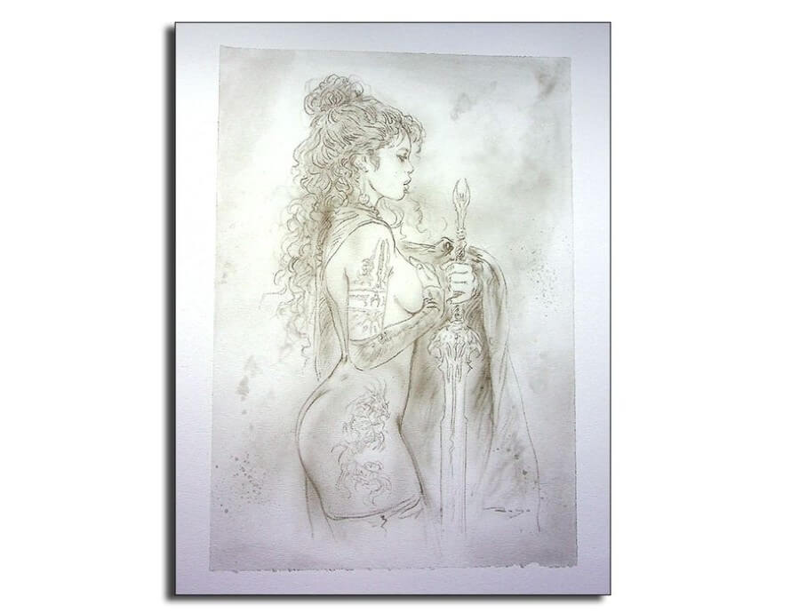Luis Royo - édition limitée Subversive Beauty HC + dessin original avec certificat d’authenticité