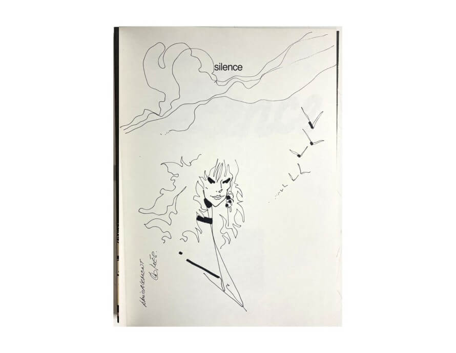 Comès - Silence + Dédicace - B - Réédition - 1983