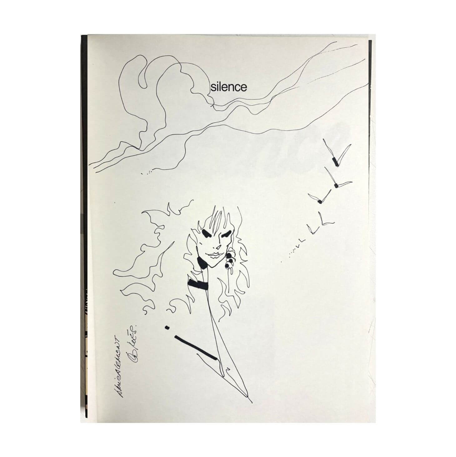 Comès - Silence + Dédicace - B - Réédition - 1983