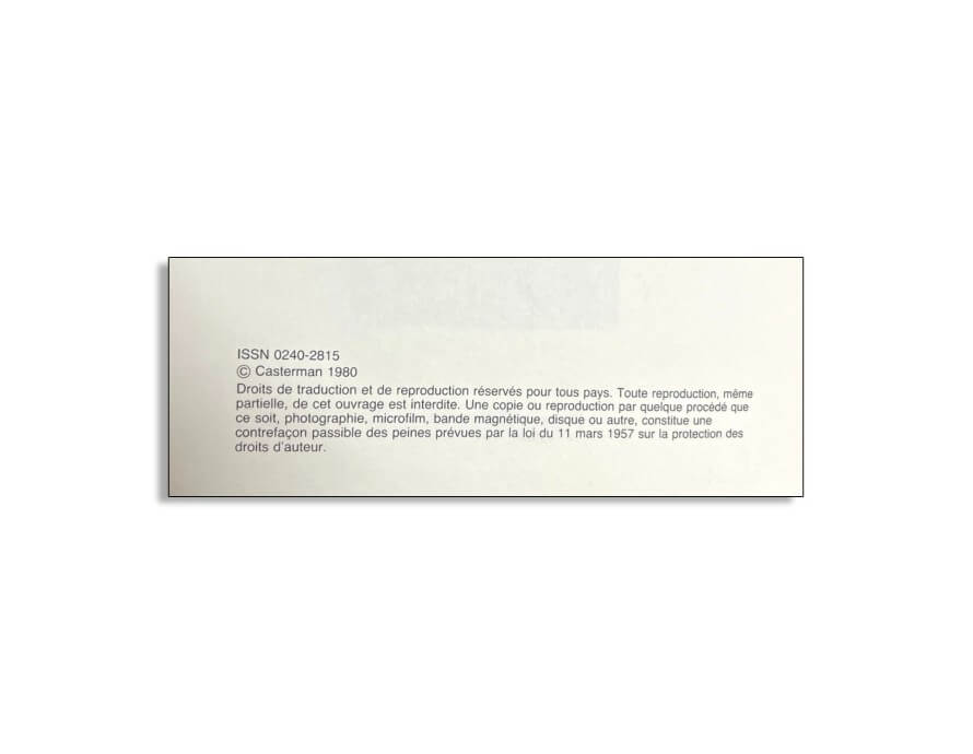 Comès - Silence + Dédicace - B - Réédition - 1983