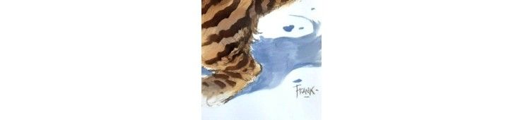 Frank Pé / Tigre /  100 X 75 cm / Original