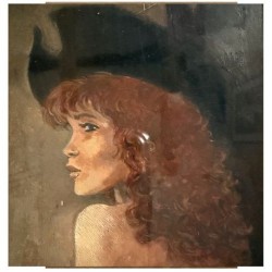 Jean Francois Charles / Original / Peinture Huile / Original / Les pionniers du nouveau monde