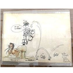 Triple Dédicaces Mourier / Carrere / Arleston  Format A4