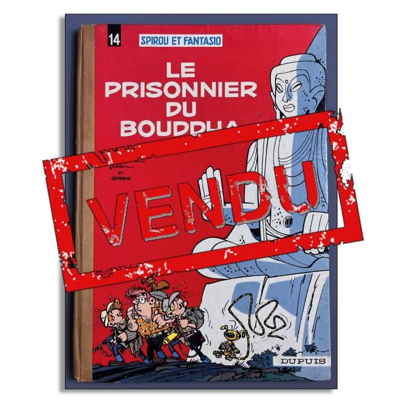 Spirou en Fantasio T.14 / De gevangene van Boeddha / Franquin / EO - 1960  