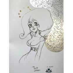 Sky-Doll - Sky-Doll Factory + dédicace - C + jaquette - EO - 2003  Très belle dédicace de Barbucci avec une petite composition