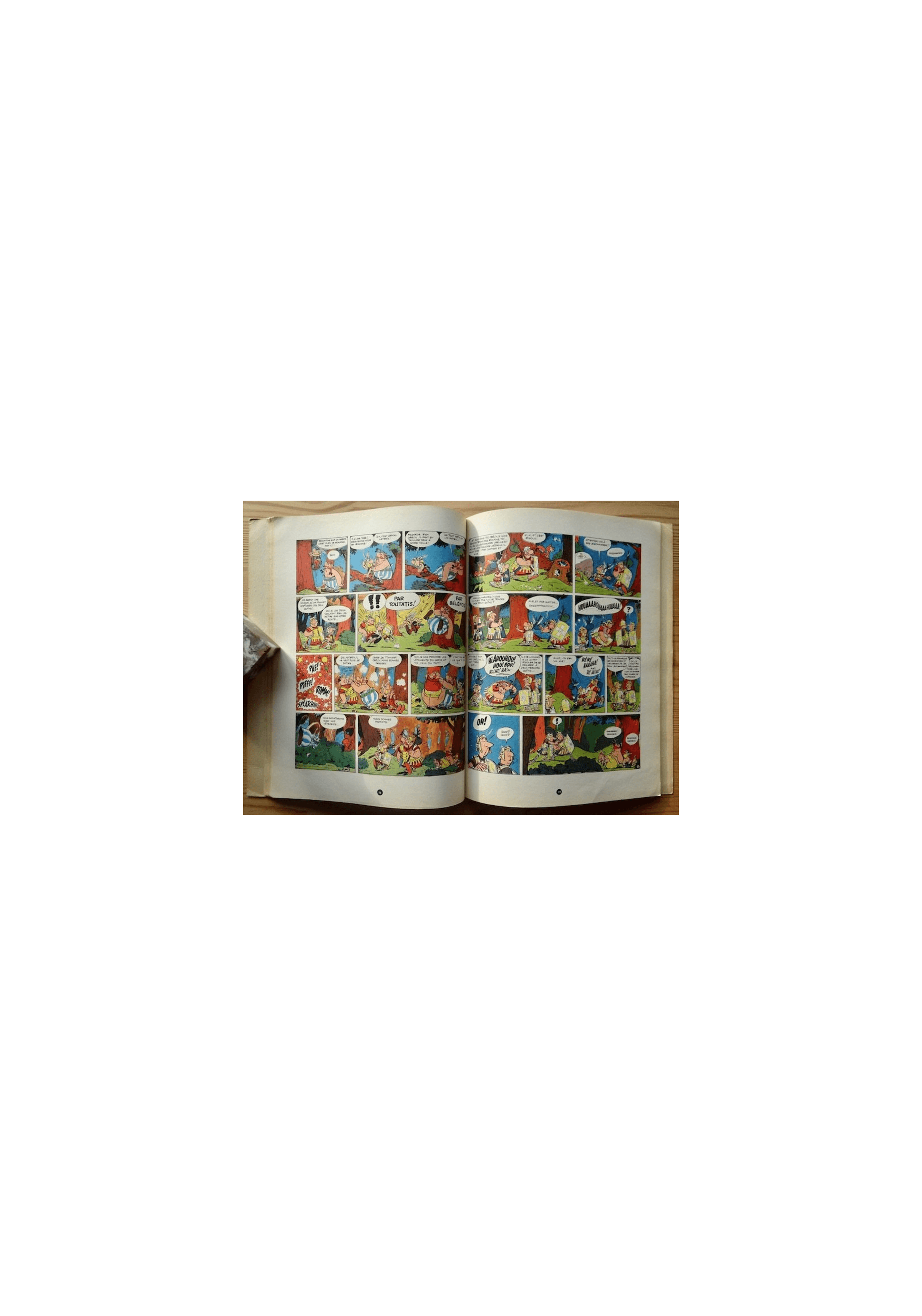 Asterix T.03 - Asterix en de Goths - B - Eerste Belgische editie - (1963) Asterix en de Goths, originele Belgische gebroken edit