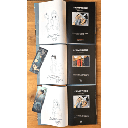  L'Emprise / 3x dédicaces / Série complète / 3x C / 3 Albums / EO / 2018/2021