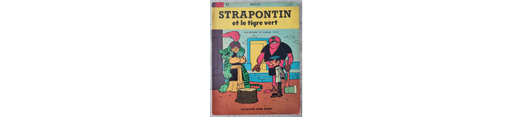 Strapontin T.01 / Strapontin et le tigre vert / B / 1 Album / EO / 1962