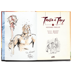 Trolls de Troy T.01 / Histoires trolles / Mourier / Dédicace - C - 1 Album - EO - 1997